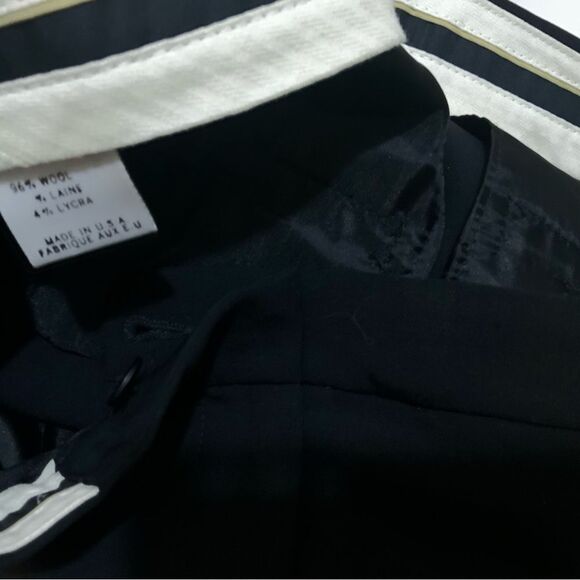 THEORY Wool-blend straight-leg pants size 2 wool 98% Lycra :2% - Picture 11 of 11